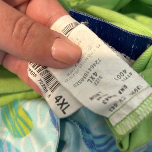 4X Green scrub pants and coat set - Picture 4 of 4